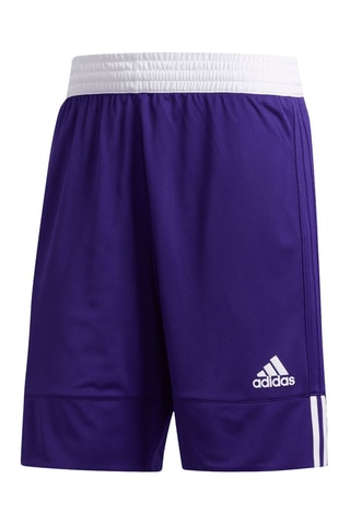 Short de basketball réversible 3G Speed - Violet et blanc