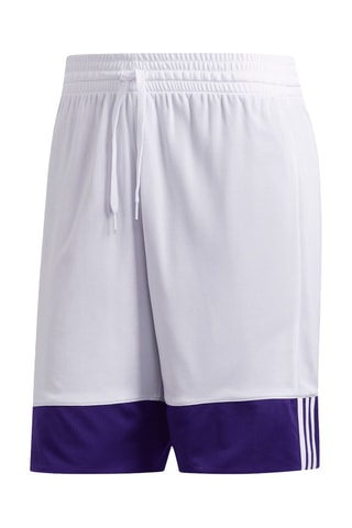 Short de basketball réversible 3G Speed - Violet et blanc