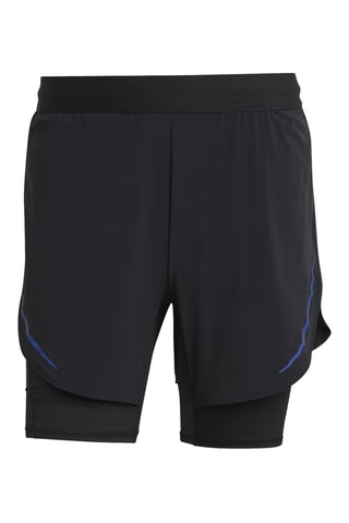 Short d'entraînement de training slim HIIT 2-in-1 - Noir