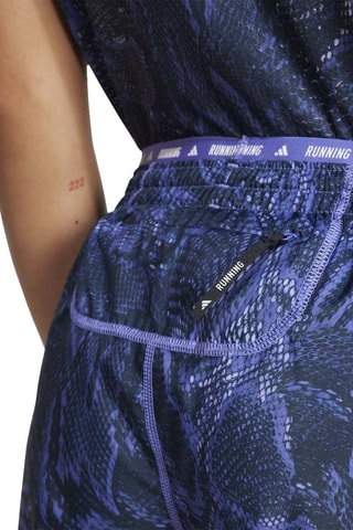 Short de running taille haute Otr E Aop - Bleu cobalt