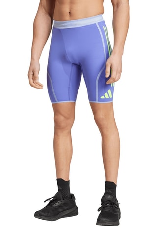 Cycliste taille haute Adizero Promo - Indigo et gris clair