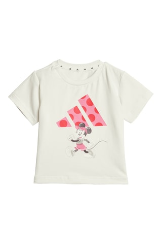 T-shirt et short Minnie Disney - Blanc et rose