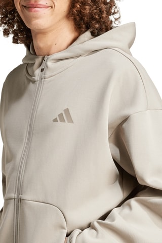 Sweat à capuche Future Icons - Beige clair