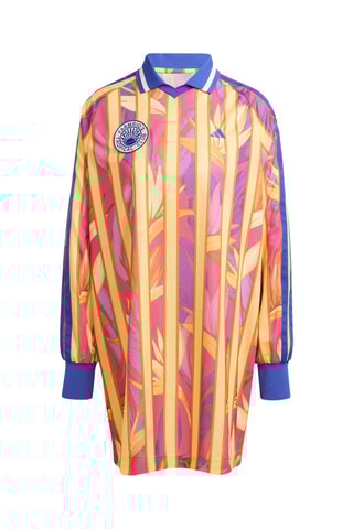 Robe droite X Farm - Jaune et bleu cobalt