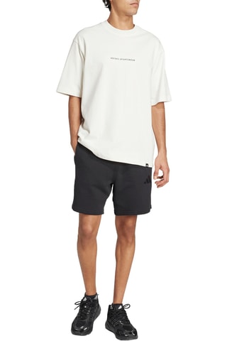 T-shirt loose Codes Doodle Camp - Blanc