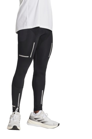 Legging de running taille haute Hi Vis - Noir