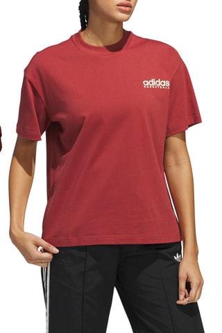 T-shirt loose - Rouge
