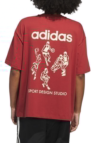 T-shirt loose - Rouge