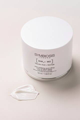 Máscara anti-oxidante e lifting rosto e pescoço - Ácido glicólico + Moringa 50 ml