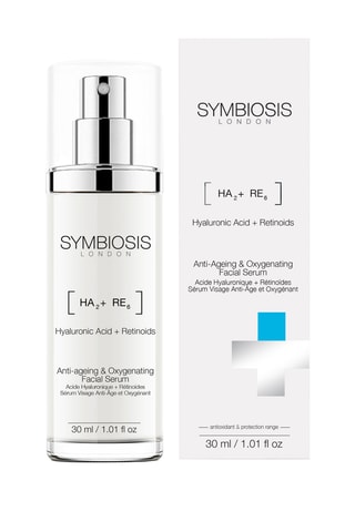 Sérum rosto anti-idade e oxigenante - Ácido hialurónico + Retinóides - 15 ml