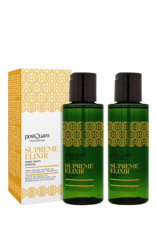 2 huiles de massage anti-oxydantes aux agrumes - Tout type de peau - 2 x 100 ml