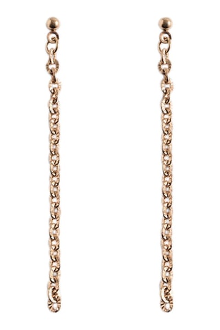 Boucles d'oreilles pendantes perles - Doré