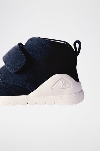 Tennis cuir biomecanics - Bleu