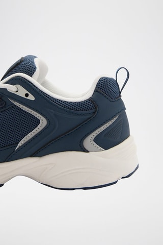 Tennis combinées à lacets - Bleu marine