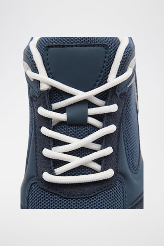 Tennis combinées à lacets - Bleu marine