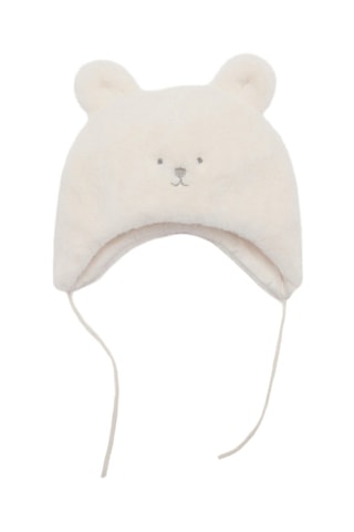 Bonnet polaire - Écru