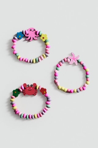 Pack 2 bracelets perles - Rose