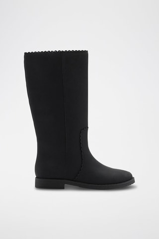 Bottes hautes plates - Noir