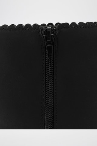 Bottes hautes plates - Noir