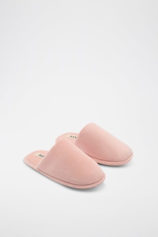 Pantoufles ouvertes - Rose pastel