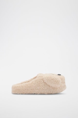 Pantoufles petit chien - Gris clair