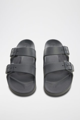 Claquettes boucles - Anthracite