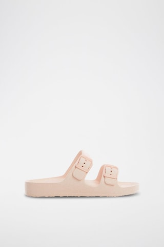 Claquettes boucles - Rose