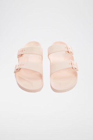 Claquettes boucles - Rose