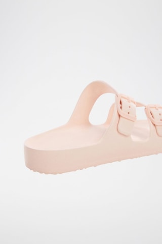 Claquettes boucles - Rose