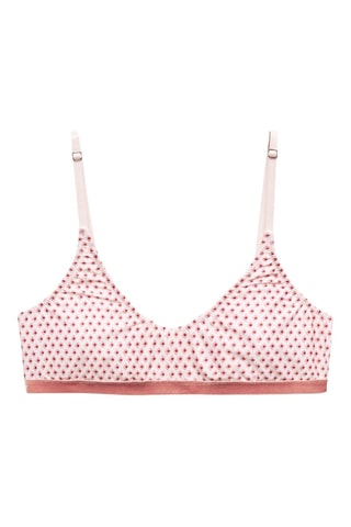Soutien-gorge imprimé - Rose