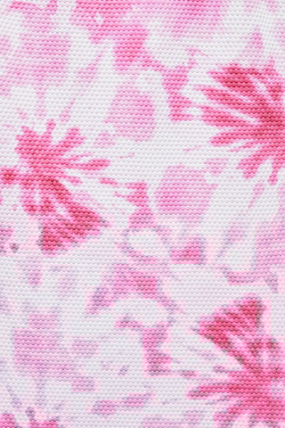 Maillot de bain imprimé tie-dye - Fuchsia