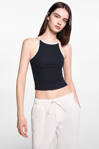 Débardeur coton - Anthracite