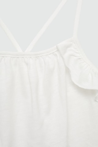 Débardeur volanté - Blanc cassé