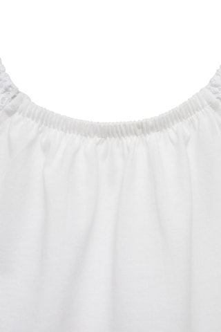 Débardeur volanté - Blanc cassé