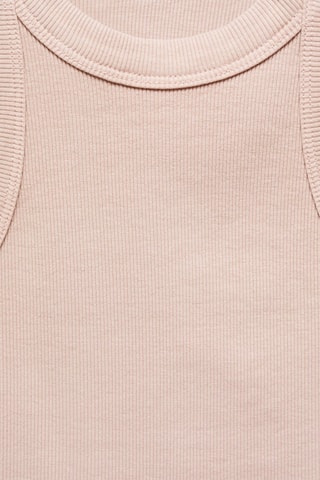 Débardeur côtelé - Rose