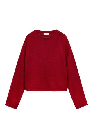 Pull-over maille - Rouge
