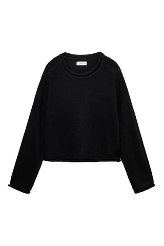 Pull-over maille - Noir