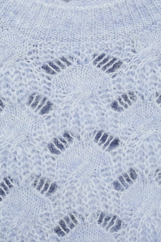 Pull en maille ajourée - Ciel