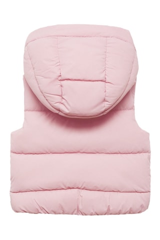 Gilet matelassé polaire - Rose pastel