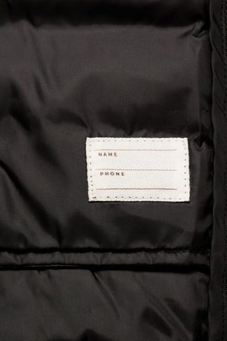 Gilet matelassé à capuche - Noir