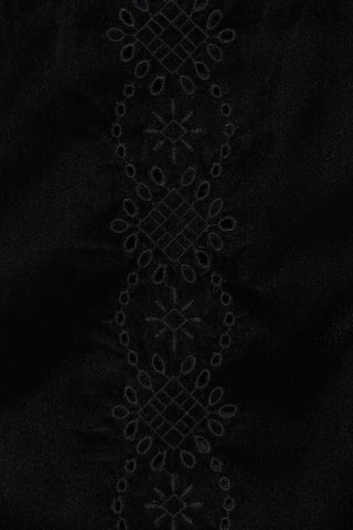 Gilet velours brodé - Noir