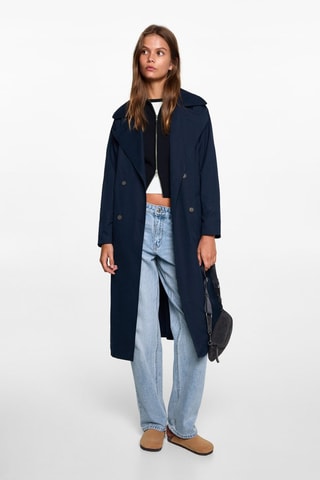 Cardigan maille fermeture Éclair - Bleu marine