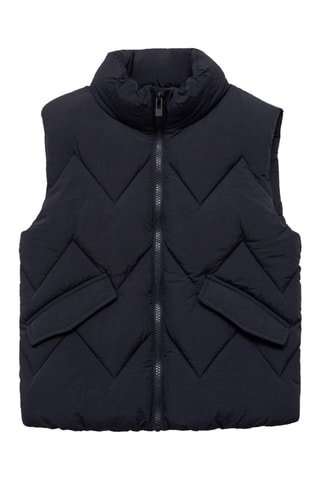 Gilet matelassé poches - Bleu marine