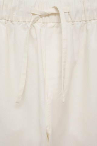 Pantalon droit lin - Blanc cassé