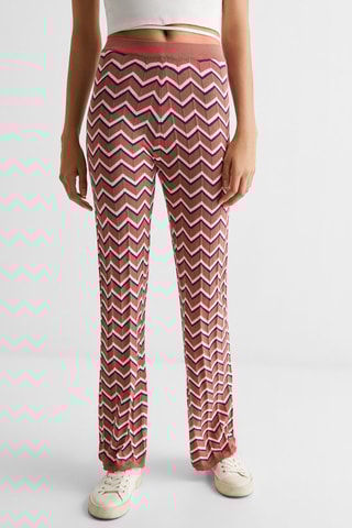 Pantalon imprimé - Rose