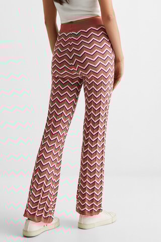 Pantalon imprimé - Rose