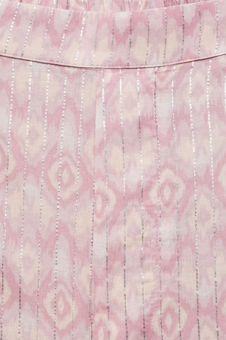 Pantalon fluide imprimé - Rose pastel