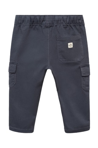 Pantalon jogger cargo - Bleu marine