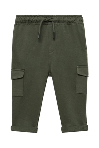 Jogging cargo coton - Kaki