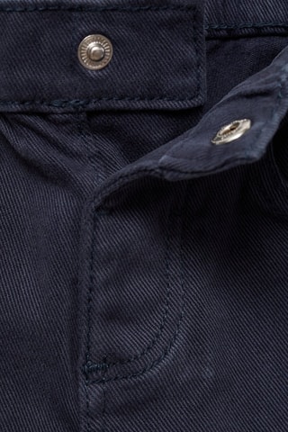 Pantalon droit coton - Bleu marine